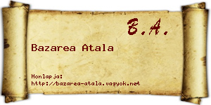 Bazarea Atala névjegykártya
